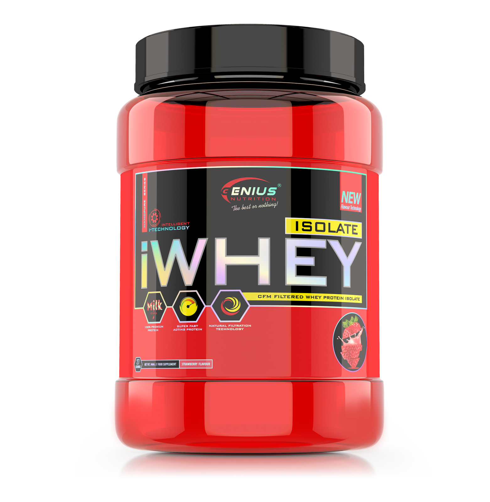 Genius - iWhey Isolate 2.0 - 900 gr. Protein Outelt